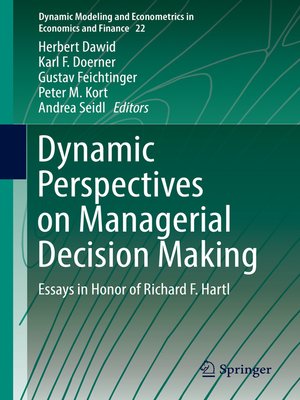 cover image of Dynamic Perspectives on Managerial Decision Making
